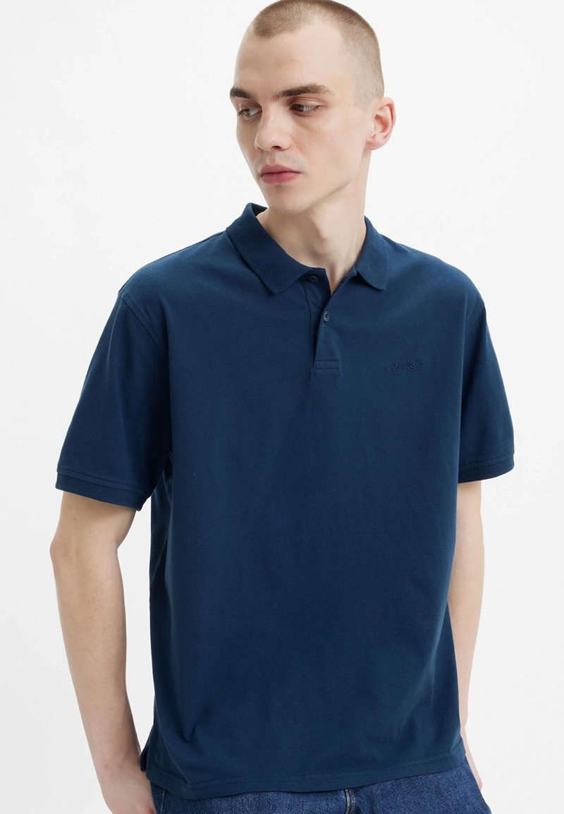Levis aunthentic polo navy blazer garment dye Levis aunthentic polo navy blazer garment dye